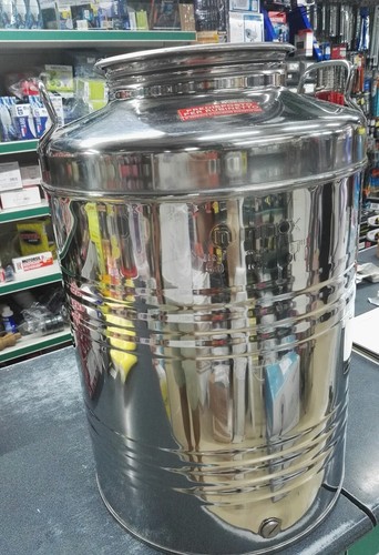 Contenitore fusto olio inox - fusto,