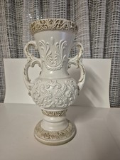 VASO antico PORCELLANA CAPODIMONTE decorato