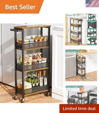 Durable 4-Tier Rolling Utility