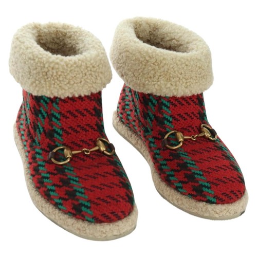 Gucci horsebit boots - horsebit, mouton