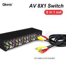 Switch AV 8 porte composito