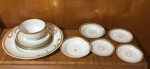 Pieces gold white - &,