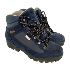 Scarponi Boots INVICTA VERATEX n.38 Vibram Trekking Montagna blu Ottimi-XXX