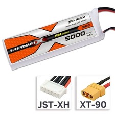ManiaX Batteria Lipo 5S 18,5V 5000mAh 30C Light Weight F3A - XT90