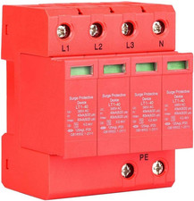 4P Protezione Sovratensioni Casa 385V 20A 40KA Scaricatore Bassa Tensione per Si