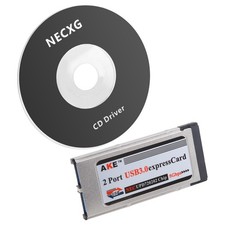 Scheda Express USB 3.0 a doppia velocità a 2 porte slot 34 mm PCMCIA7588