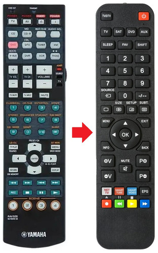 Telecomando adatto per - , yamaha