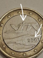 Moneta euro finlandia 2001 - moneta,