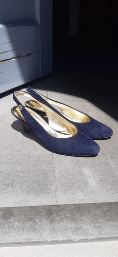 Scarpe slingback pollini blu - slingback,