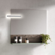 Specchio con lampada LED