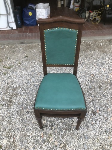 Antica sedia legno noce - in,