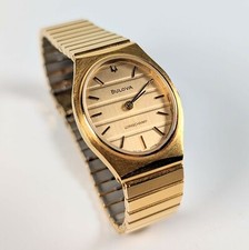 Vintage Bulova Longchamp gold