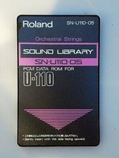 Roland SN-U110-05 Orchestral Strings - Sound Library PCM Data Rom Sound Card