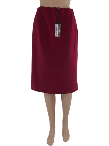 Gonna skirt ginocchio rosso - gonna,
