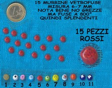 15 murrine di murano cotte