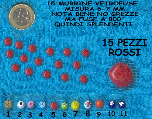 Murrine murano cotte - 15, di