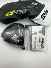 Ping G430 MAX 10.5 solo testa driver con copricapo e chiave destrorsa NUOVO