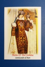 Santino Holy Card  Madonna Del