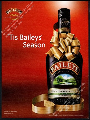2008 bailey irish cream - bailey's,