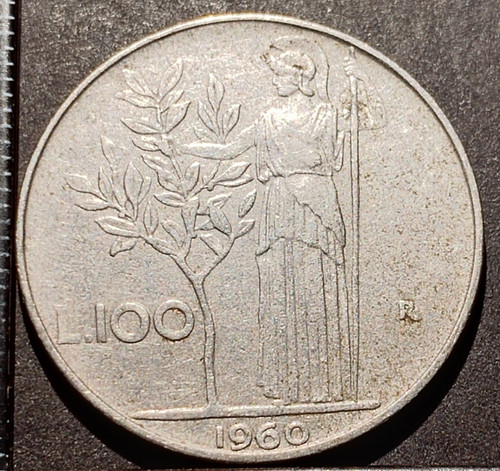 100 lire 1960 italie - 100,