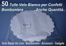 VELO TULLE BOMBONIERA 50 Pz