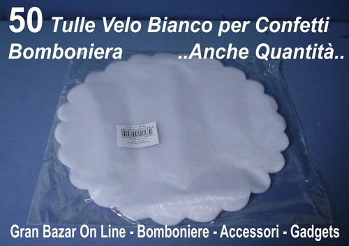 Velo tulle bomboniera pz - velo,