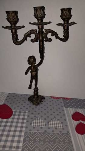 Vintage candelabro ottone - vintage,