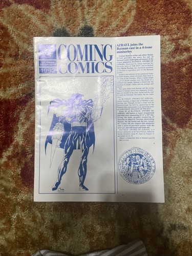 Vintage 1992 comics promo - vintage, dc