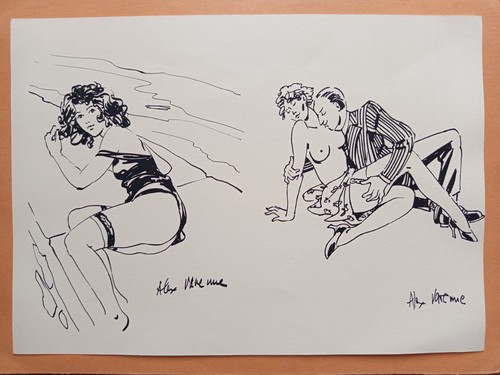Alex varenne double dessin - -,