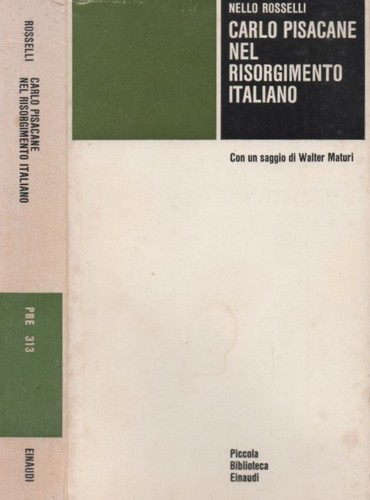 Libro rosselli carlo - libro, pisacane