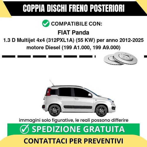 Coppia dischi freno - freno, posteriori