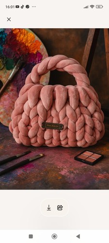 Borsa marshmallow rosa - borsa,