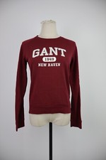 GANT FELPA CAPPUCCIO DONNA TG XS WOMEN CASUAL VINTAGE SWEATSHIRT