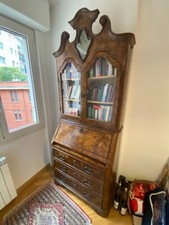 Trumeau lastronato in noce con