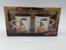 x Set 2 Tazze Da Colazione Con