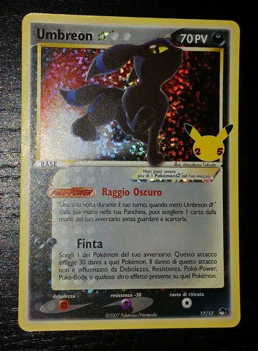 Umbreon gold star gran - gold,