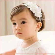 Cerchietto Fiore Bianco