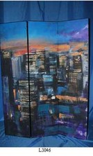 Paravento Separe' Moderno Arredamento Manhattan 4 battenti