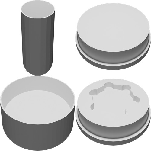 Contenitore geocaching per - contenitore,