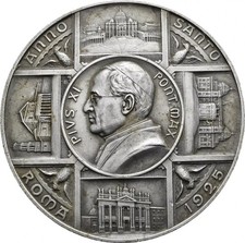 PIO XI (1922-1939) - Achille Ratti – Anno Santo 1925 – Rara (R). 