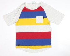 WESC T-shirt uomo multicolore a righe media