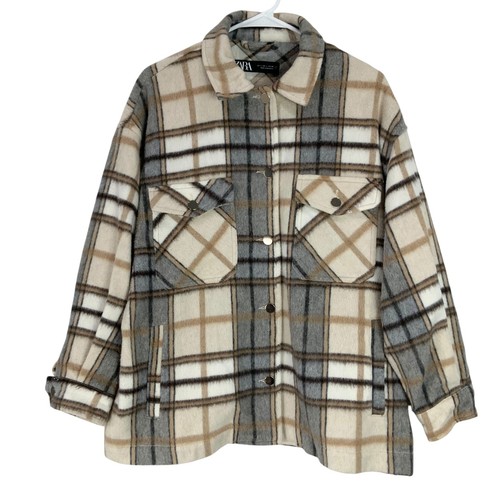 Cappotto zara panna marrone - zara, a