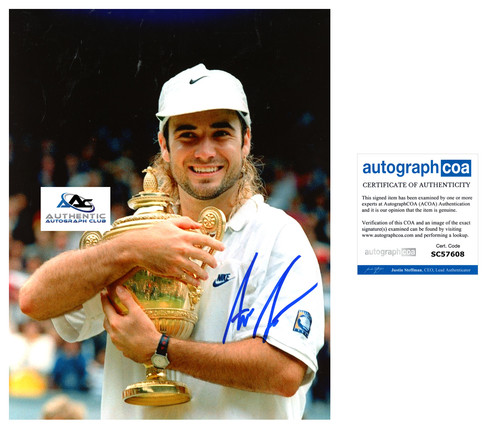 Andre agassi autografo - autografo, firmato