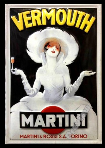 Poster vermouth martini retro - poster,