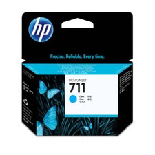 HP 711 INK JET CIANO ORIGINALE CZ130A DA 29 ML DESIGNJET T530 DESIGNJET T120