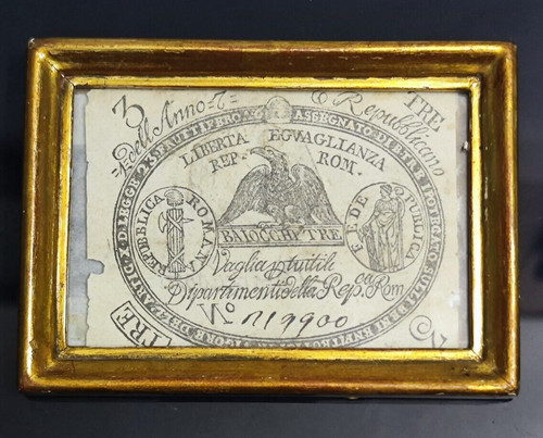Antica banconota cartamoneta - banconota,