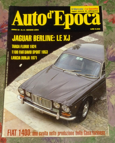 Auto epoca giugno 1994 - auto, d'epoca