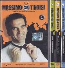 4 Dvd MASSIMO TROISI IN TV