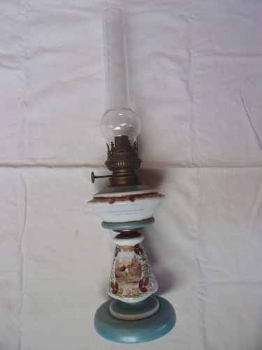 Lampe pétrole ancienne en - pétrole,