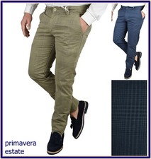 Pantaloni uomo chino slim fit
